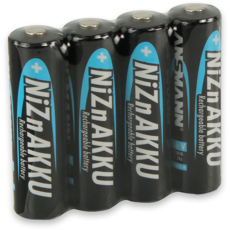 ANSMANN HR6 Nickel-Zink AA Mignon Akku 1500 mAh 4er Pack bulk