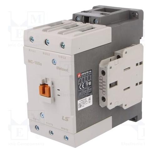 LS Schütz 100A 3P 55kW 230V AC 1Z1R (MC-100a 230VAC 1a1b) (100 A, 55 kW) (MC-100a 230VAC 1a1b)