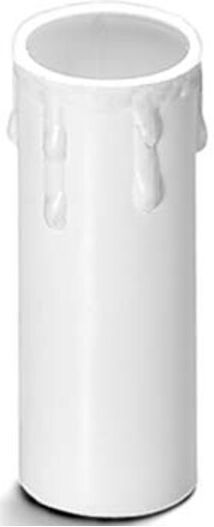 Houben Kerzenhülse E14 Tropfen 100mm weiß (100164)
