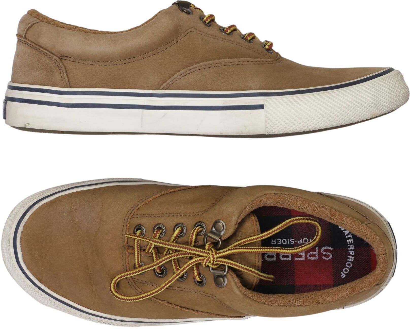 Sperry Top Sider Herren Sneaker, Braun, Gr. EU 41, Leder - Second Hand