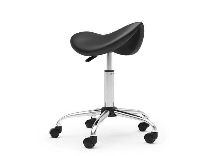 Sattelhocker Drehstuhl schwarz