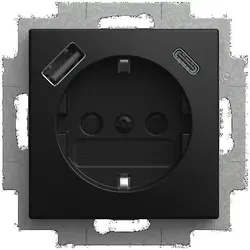 Busch-Jaeger USB-Steckdosen-Einsatz 20 EUCB2USBAC-915