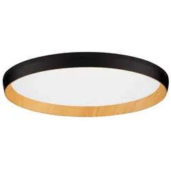 Nova Luce LED-Deckenleuchte Vomos Alu, Eisen, Stahl & Metall Schwarz