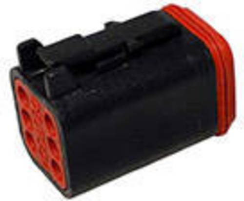 TE Connectivity DT06-6S-P012 Rundstecker Buchse, gerade Gesamtpolzahl: 6 Serie (Rundsteckverbinder): DT