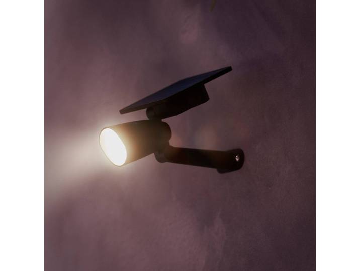Philips LED-Solar-Außenstrahler Ashlyn, schwarz, IP44 Ashlyn, schwarz, Kunststoff, Solarleuchte