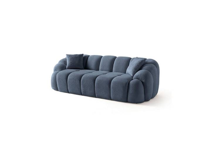 Skye Decor Sofa Octavio, 1 Teile, Octavio 3-Sitzer Sofa in Marineblau, pflegeleichter Bezug
