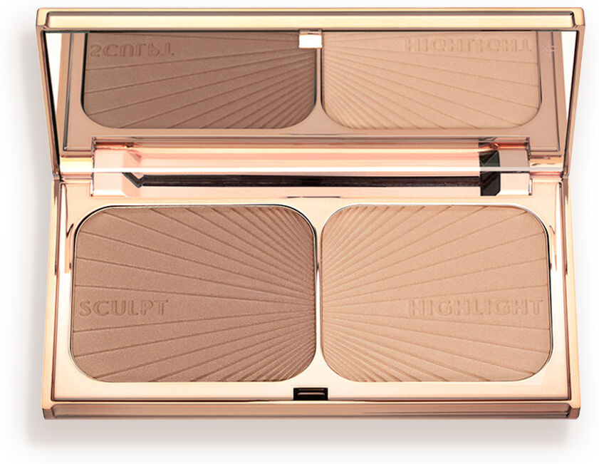 Charlotte Tilbury Filmstar - Bronzer & Highlighter- Contour Kit - Light to Medium 3680 Filmstar Bronze + Glow Size: