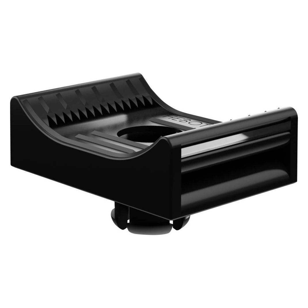 Hebotec KBS-EGT 10-60 20 Befestigungssockel 3011-136C Schwarz 1 St. (Klettkabelbinder, 1 Stk.) (3011-136C)