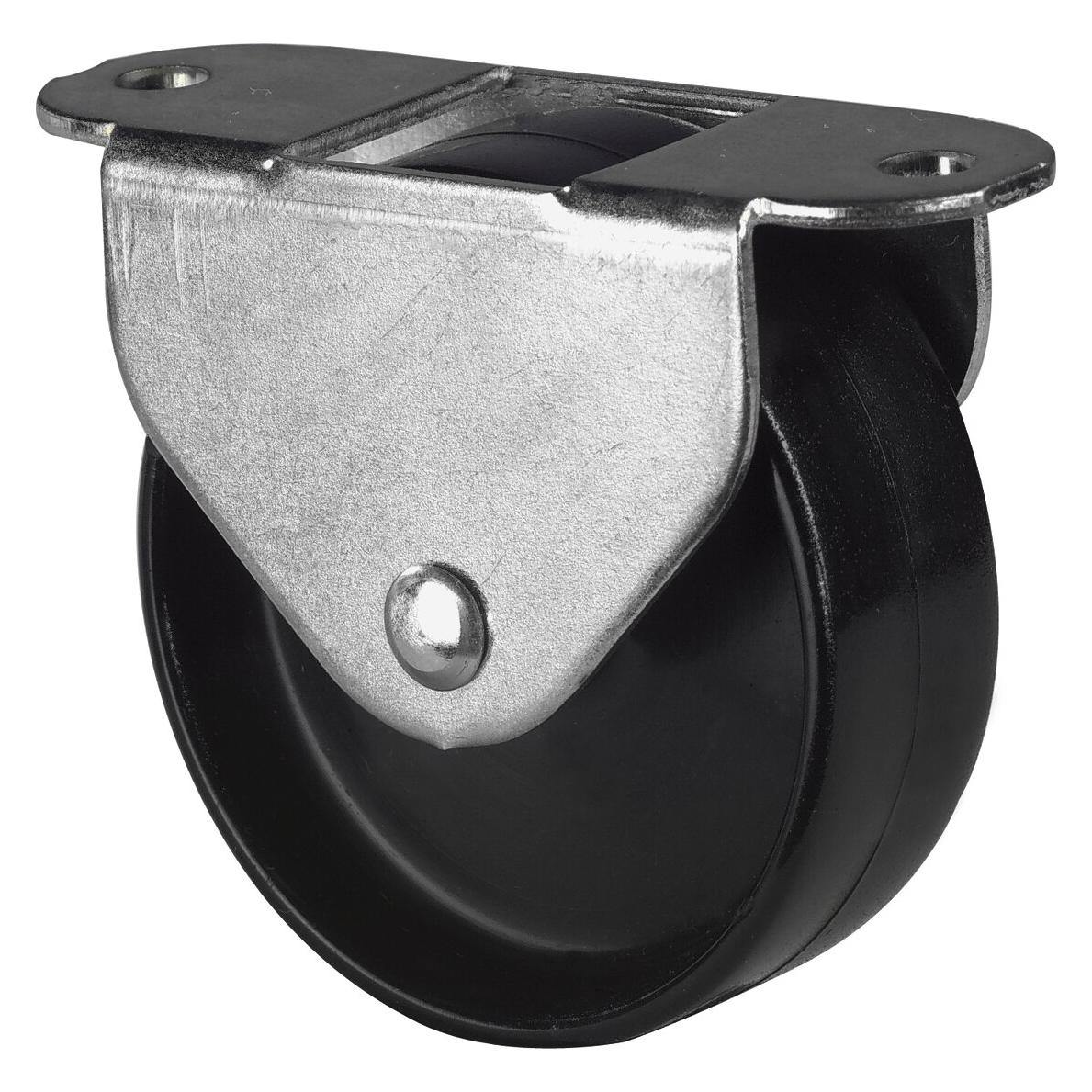 BS Rollen Kastenrolle Rad-Ø 50 mm Tragfähigkeit 60 kg Material Rolle Kunststoff mit Anschraubplatte (E50.050)