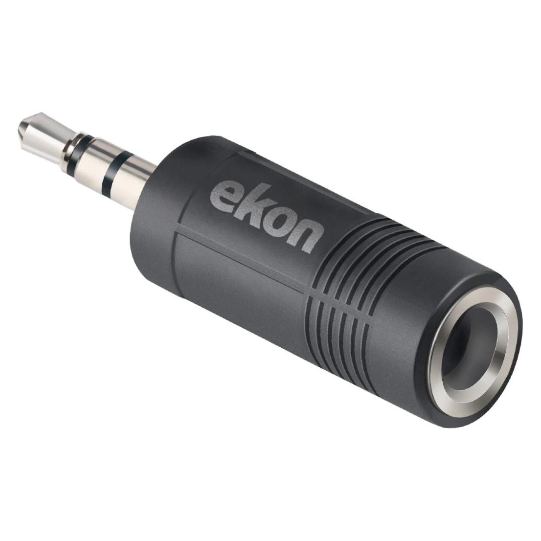 Ekon Audio adapter with 6.3mm female jack and 3.5mm male jack connectors (Klinkenadapter) (ECAJACK63F35M)