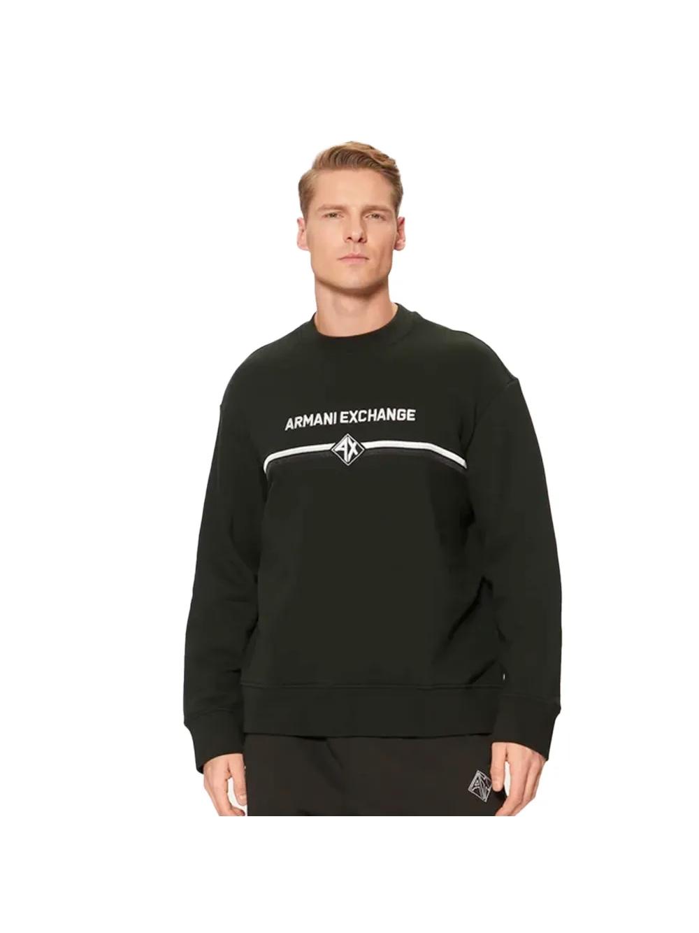 Armani Exchange Herren-Sweatshirt mit Diamantmuster