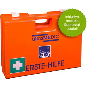 Ultramedic Erste-Hilfe-Koffer ultraBOX METALL, DIN 13157, Zusatz für Metallverarbeitung