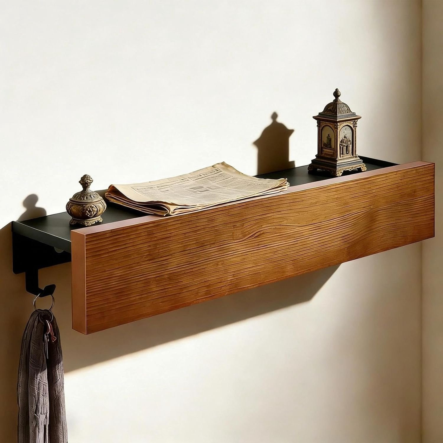 NbyMe Wandkapstok met Hoedenplank