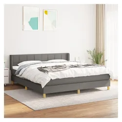 vidaXL, Boxspringbett, Mavonas (Block mit Quadraten) (180 x 200 cm)
