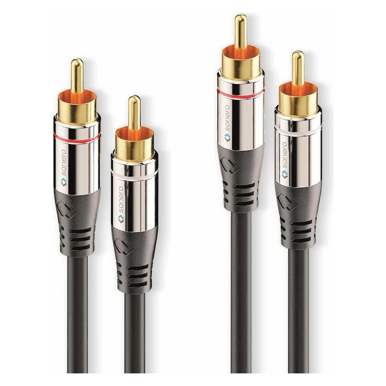 Sonero Audio-Kabel Cinch - Cinch 12.5 m (12.50 m, Cinch Kabel) (S-AC700-125)