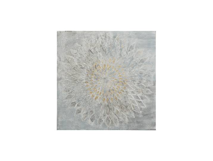 Handgemaltes Bild „Abstrakte Sonne“ 80 x 80 cm Multicolor Crea Collection