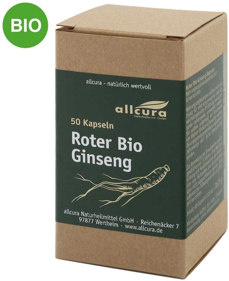 Roter Bio Ginseng Kapseln