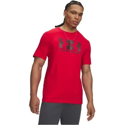 UNDER ARMOUR Center Boxed Logo T-Shirt Herren 600 - red/dark maroon S
