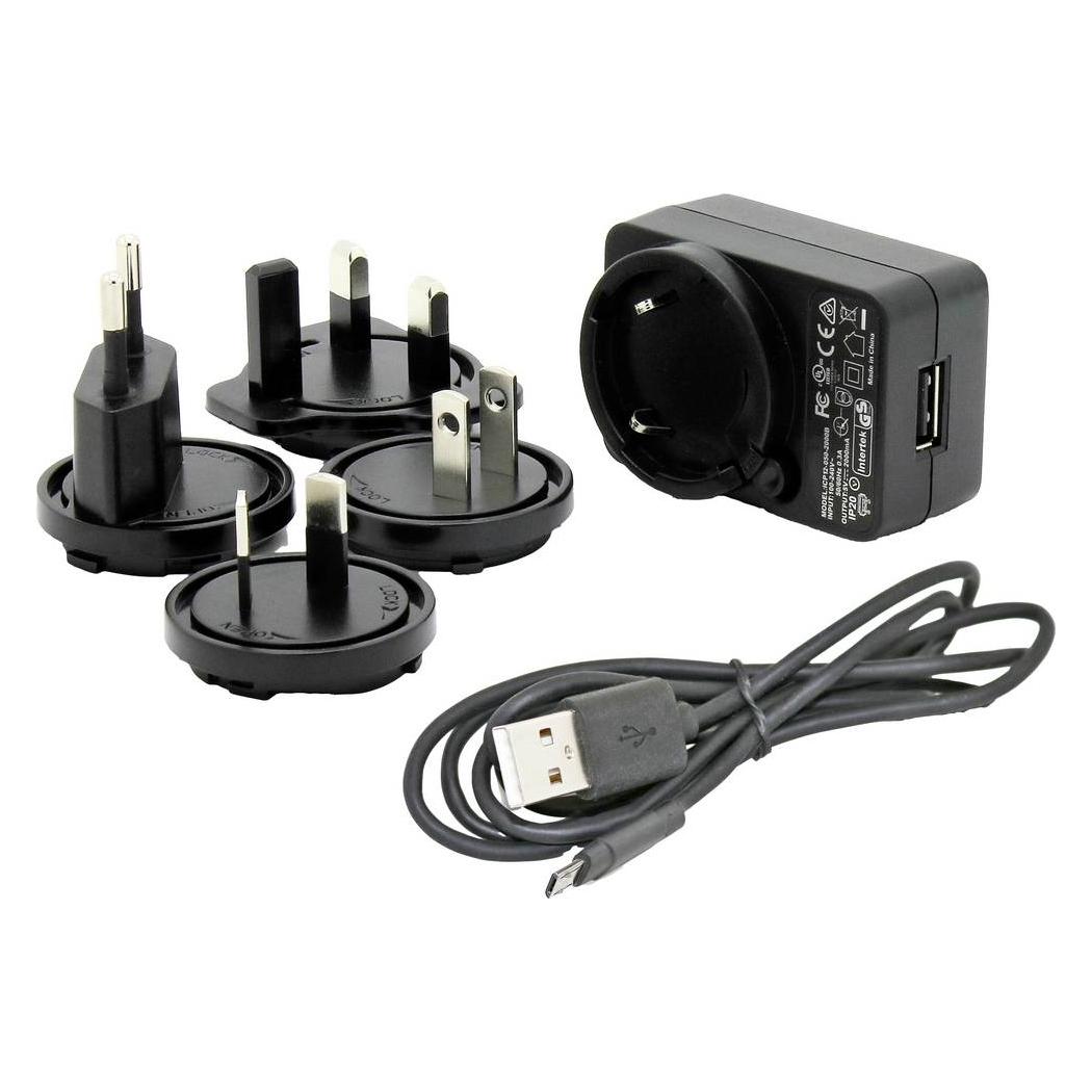 I.safe Mobile Ladeset Zone 2 Handy Ladegerät USB, Micro USB Schwarz (2 Ports) (01-00000091-011-000)