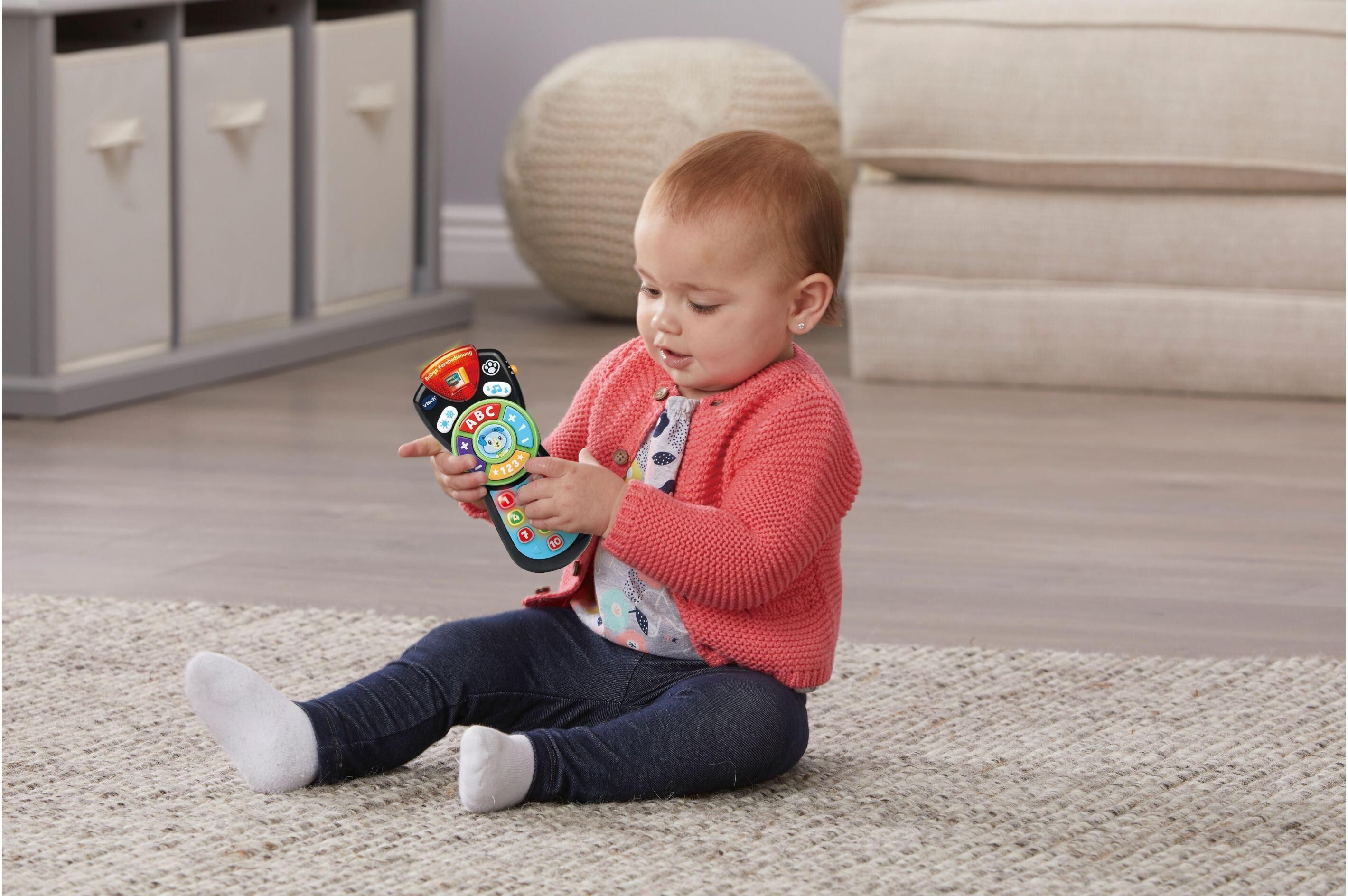 Greifspielzeug VTECH "Babys Fernbedienung", Baby, schwarz, Kunststoff, Greifspielzeug Greifspielzeug schwarz Einheitsgröße