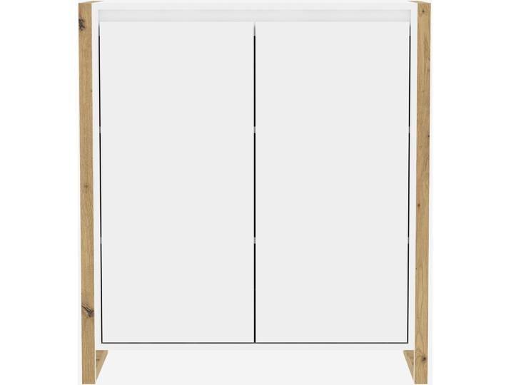 CALICOSY - Petit Buffet de Rangement 2 Portes L80 cm - DENVER