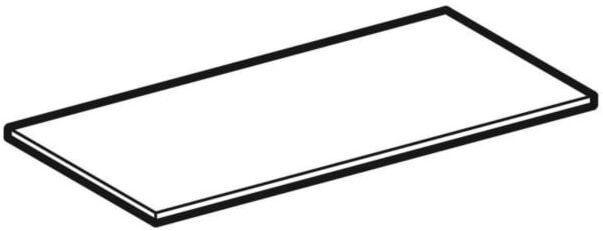Geberit Glaseinlegboden Seite 595189000 37 x 17 cm, für Plus Spiegelschrank 120 cm, Modell 800321