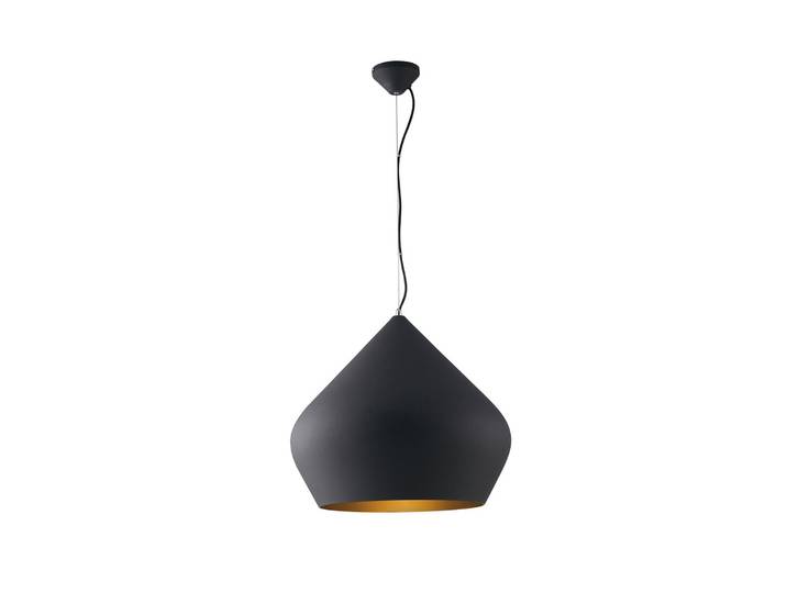 Luce Ambiente Design Hängelampe Tholos, dimmbar, schwarz, für Wohn- / Esszimmer, Metall, Modern, Pendelleuchte