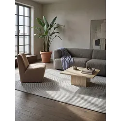 Teppich Kurzflor Grau 240x340 cm - ERESMA   Kadima Design