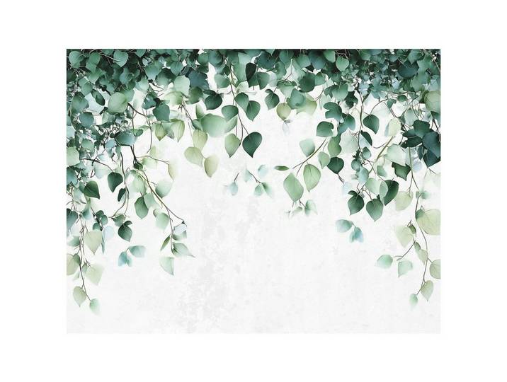 FOTOTAPETE Blätter Grün Nature Wohnzimmer Vliestapete 200x140
