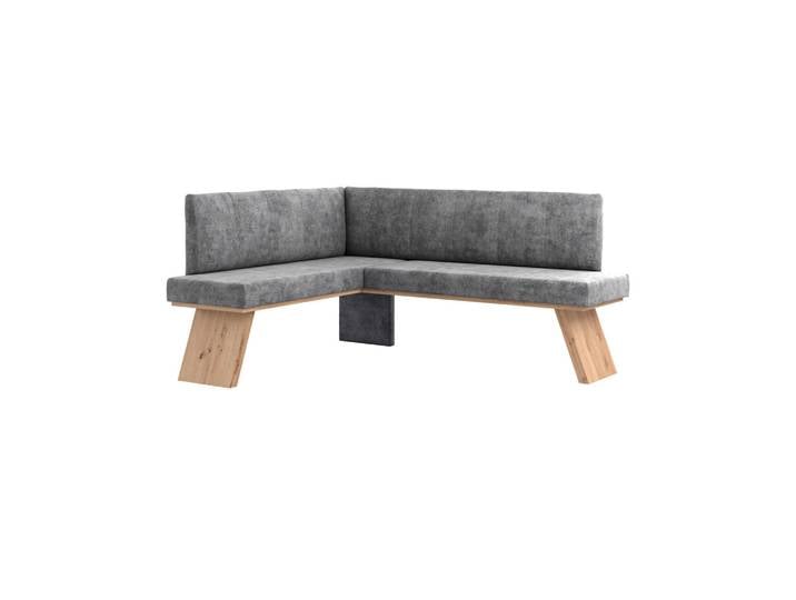 Livetastic Eckbank, Schwarz, 185x150 cm, Esszimmer, Bänke, Eckbänke
