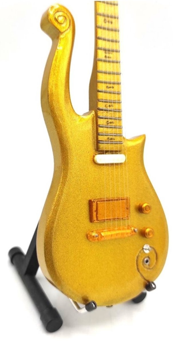 Miniatuur replica Cloud gitaar Goud - Prince