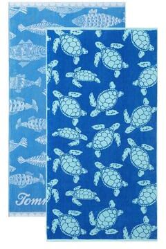 Tommy Bahama Printed 2 Piece Beach Towel Set - 36 x 72
