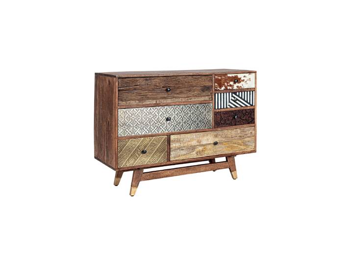 Massive Design Kommode „Dhaval“ Mangoholz Multicolor Bizzotto