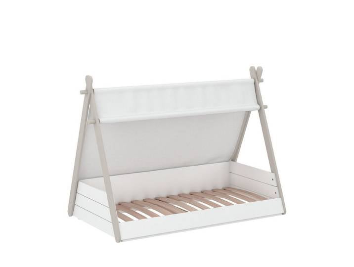 habeig Babybett Babybett TIPI Bett mit Lattenrost 70x140cm Kinderbett Spielbett, Bett in Form eines Wigwam.