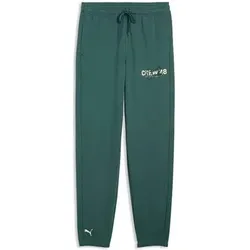 Puma Herren Fitness / Workout Sporthosen lang Präsentationshosen He/Uni M PUMA CREW FRENCH TERRY PANT, Größe XXL in Grün Grün