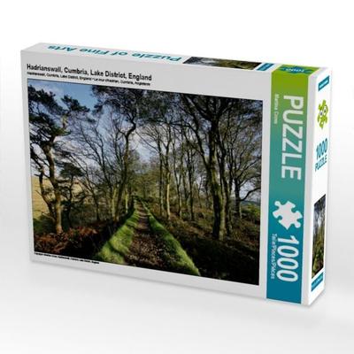 CALVENDO Puzzle Hadrianswall, Cumbria, Lake District, England | 1000 Teile Lege-Größe 64x48cm Foto-Puzzle für glückliche Stunden