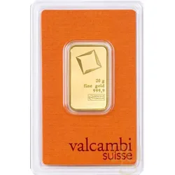 20 Gramm Goldbarren Valcambi