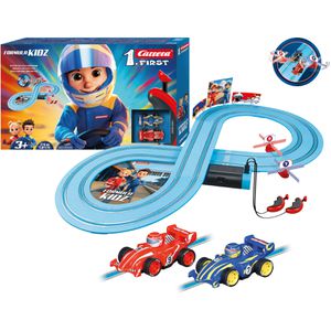 Carrera Autorennbahn FIRST Formula Kidz, bis 2 Spieler, 2.4 m Strecke, analog, ab 3 Jahre