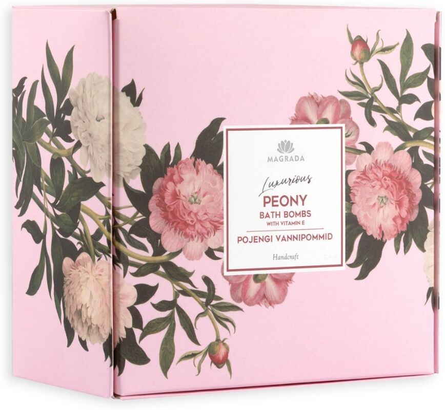 MAGRADA Peony Bath Bombs Gift Set