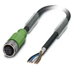Phoenix Sensor-/Aktor-Kabel, Elektronikkabel + Stecker, Schwarz