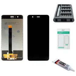 Kaputt.de Huawei P10 Plus Display (ohne Rahmen) schwarz - Premium-Set (Display, Huawei P10 Plus), Mobilgerät Ersatzteile, Schwarz