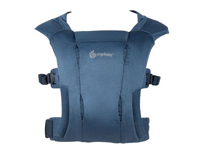Ergobaby Embrace Soft Air Mesh Babytrage für Neugeborene ab Geburt, 2-Positionen Bauchtrage Baby Tragetasche Ergonomisch, Blue