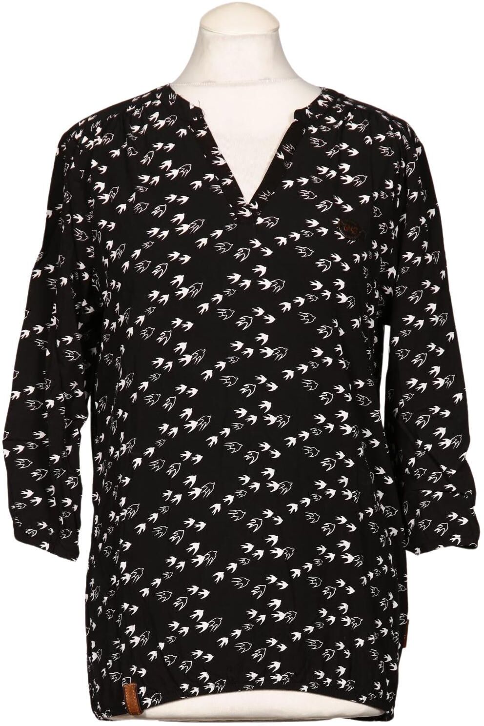 Naketano Damen Bluse, Mehrfarbig, Gr. S, Viskose - Second Hand