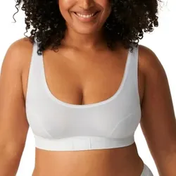 Sloggi BH 2P Double Comfort Top Weiß Baumwolle 40 Damen