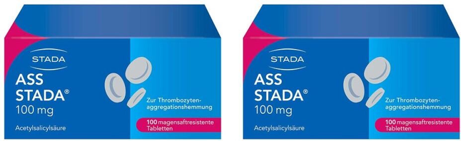 Ass Stada 100 mg magensaftresistente Tabletten