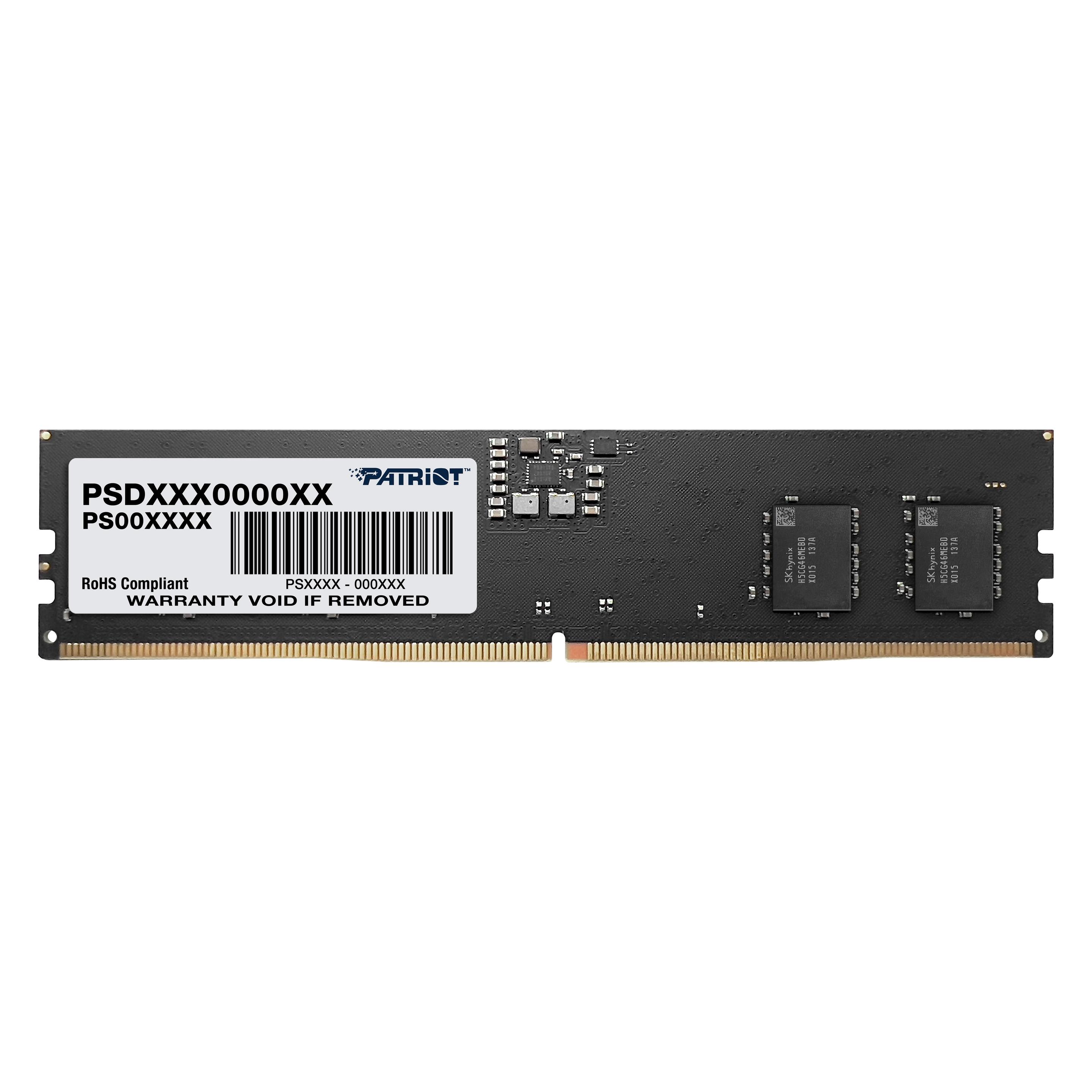 Patriot Memory Signature DDR5 /5600() CL46 (1 x 16GB, 5600 MHz) (PSD516G560081)