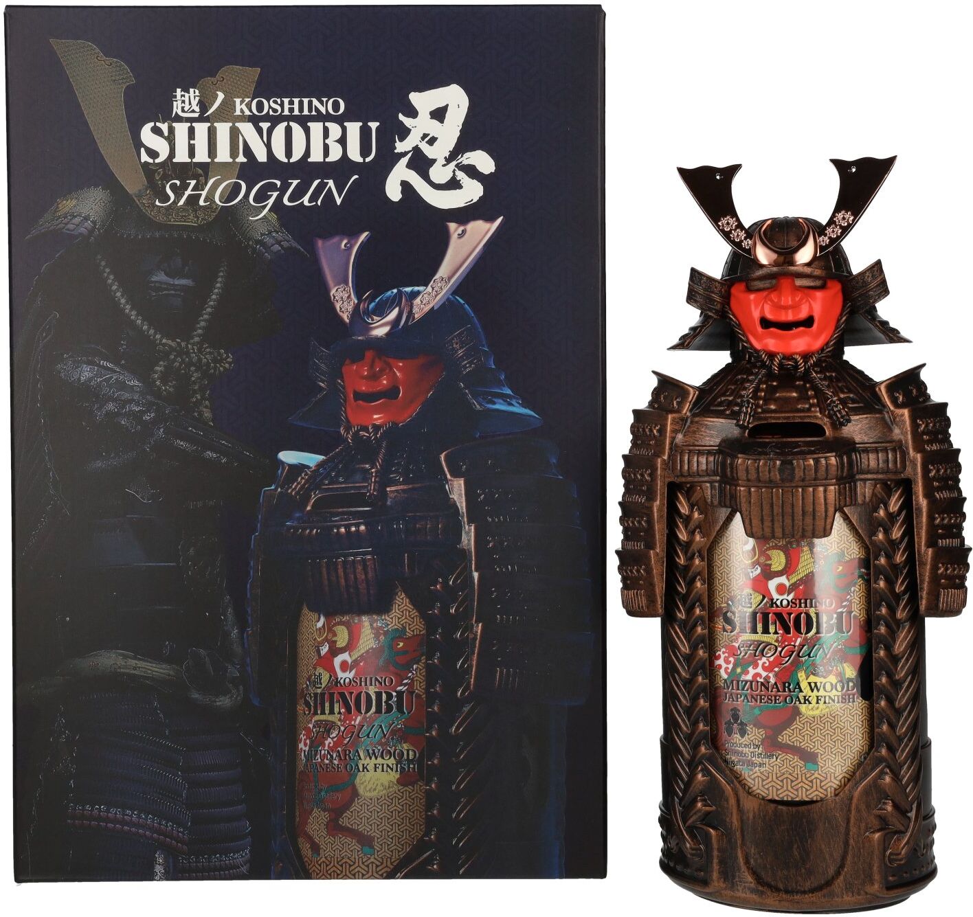 Shinobu Whisky The Koshi-No Shinobu SHOGUN Blended Whisky Mizunara Oak Finish 43% Vol. 0,7l in Geschenkbox