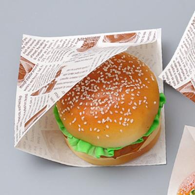Triangular Greaseproof Kraft Food Bags For Burgers Donuts And Bakery Treats Triangular Greaseproof Kraft Food Bags For Burgers Donuts And Bakery Treats