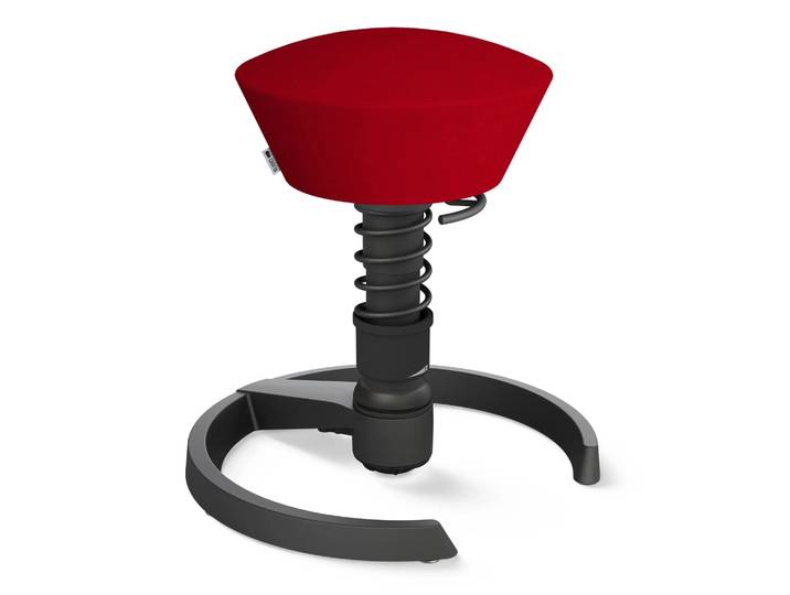 AERIS SWOPPER MIT GLEITER - Swopper Low Gestell Schwarz Rot