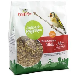 Natürlich Pfiffikus Vital-Mix mit Insekten | 5x 1 kg Vogelfutter